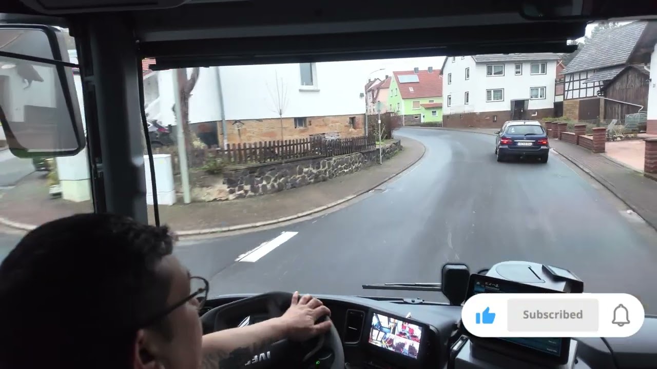 Amazing German Landscape from a Bus Driver&rsquo;s POV!&rdquo;#pov #busdrivergermany #driver 