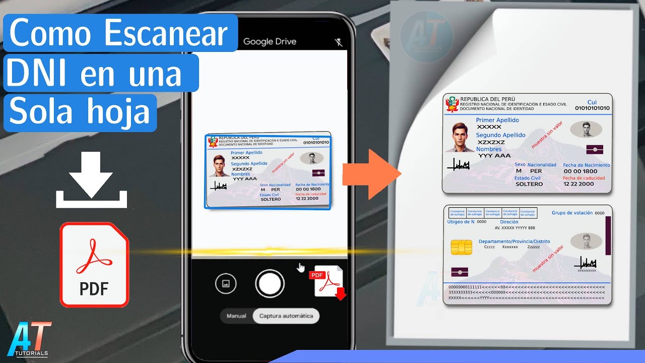 Como ESCANEAR DNI en una Sola Hoja con el Celular 📄