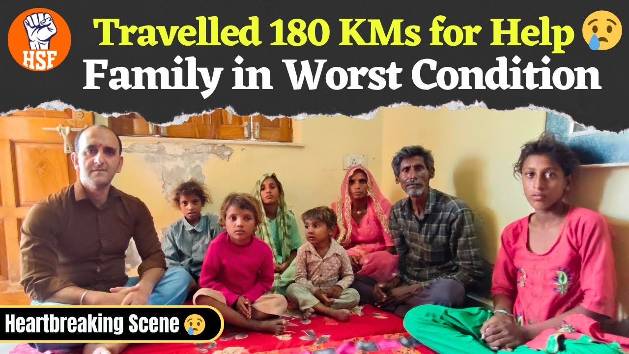 Travelled 180 KMs for Help 😢| Family Living in Worst Condition | Jodhpur | HSF