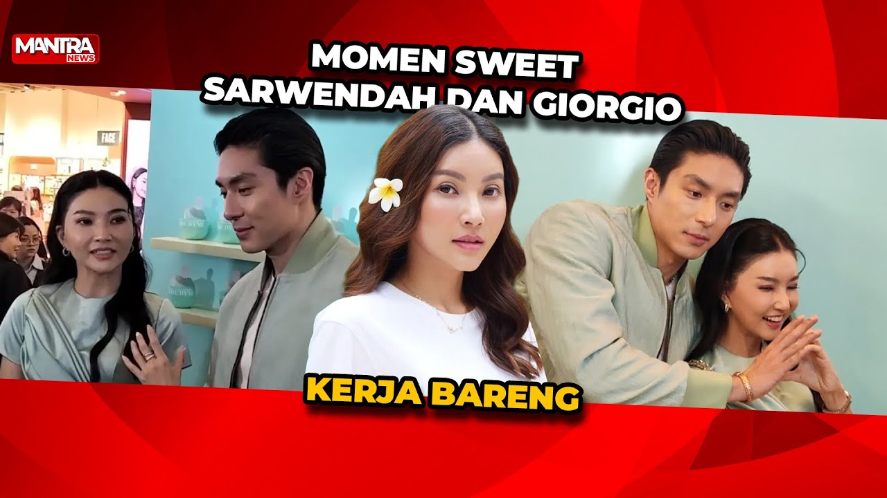 HOT!! MOMEN SWEET SARWENDAH DAN GIORGIO ANTONIO SAAT KERJA BARENG
