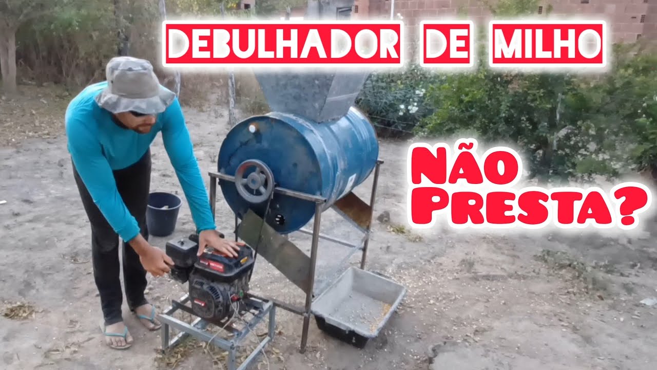debulhador de milho caseiro (parte 2)