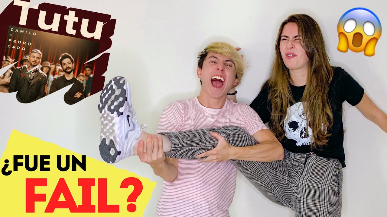 NINA DANTAS BAILA TUTU 'Camilo' | RETO DE BAILE ¿Lo logró? | JuanFe