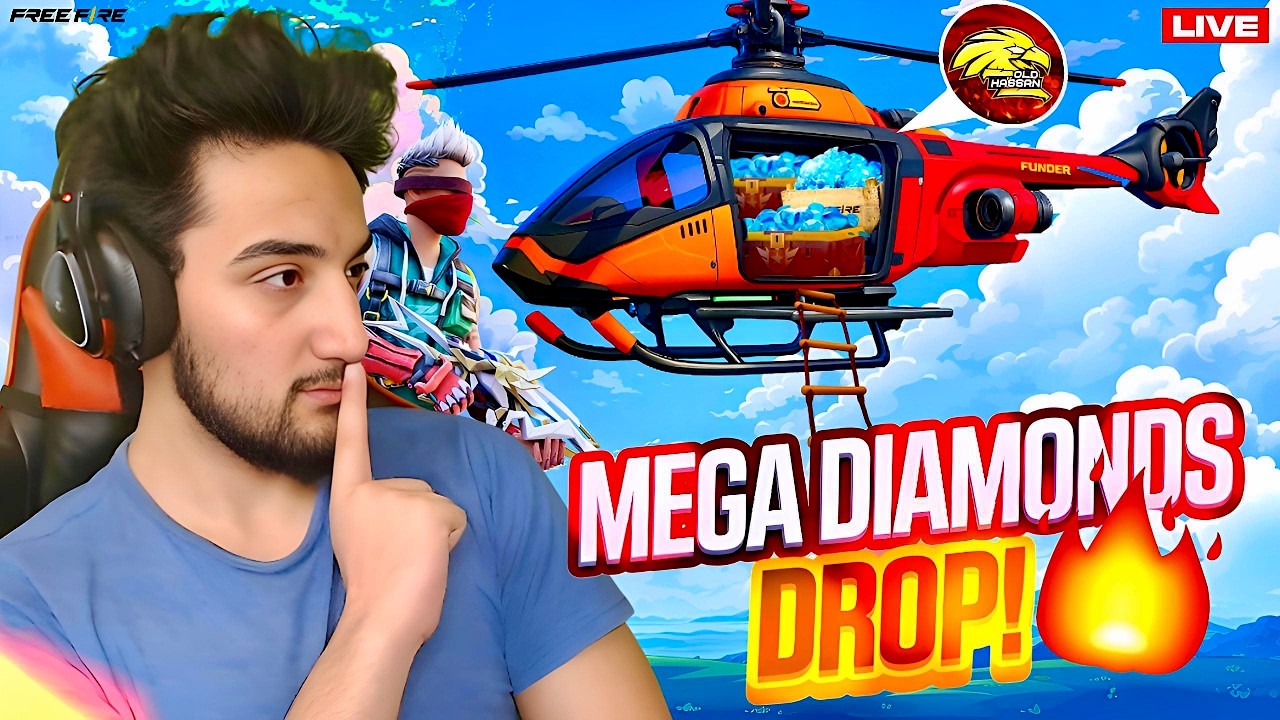 MEGA DIAMONDS DROP 💎😱 | LIVE Giveaway + Custom Rooms