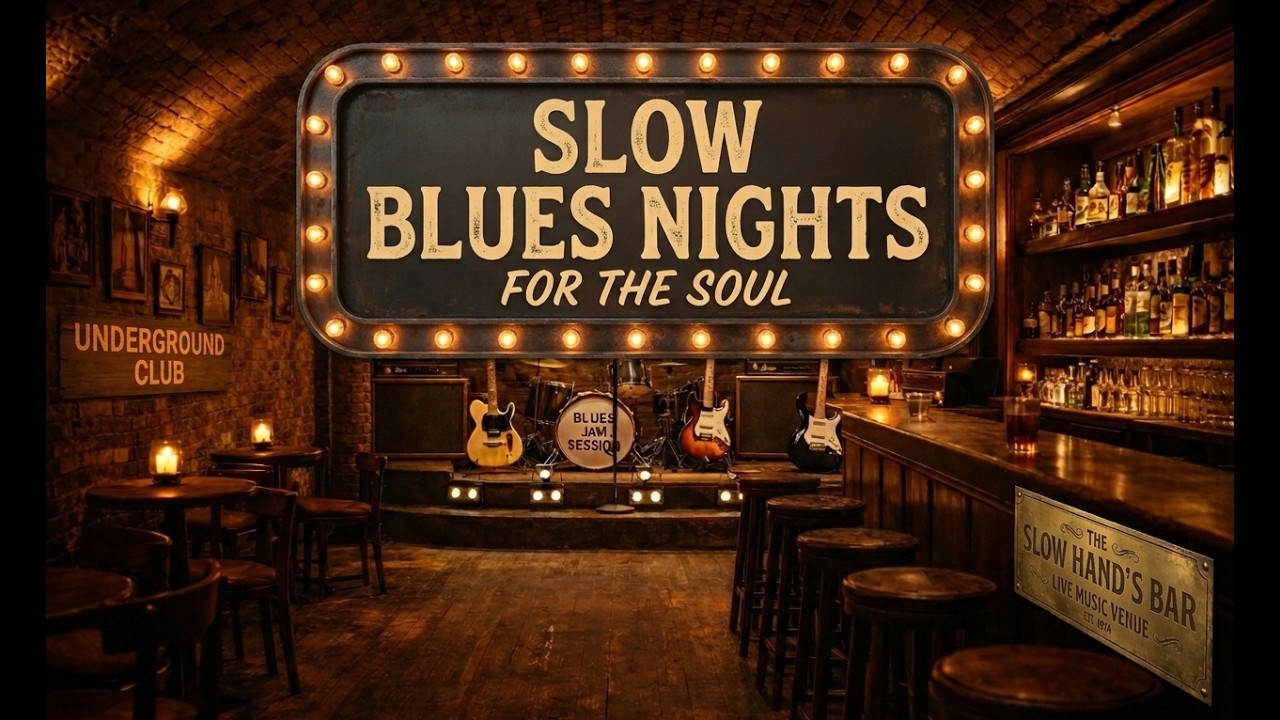 Slow Blues Nights for the Soul | Live at The Slow Hand Bar 🎸 #blues #bluesjamsession #slowblues