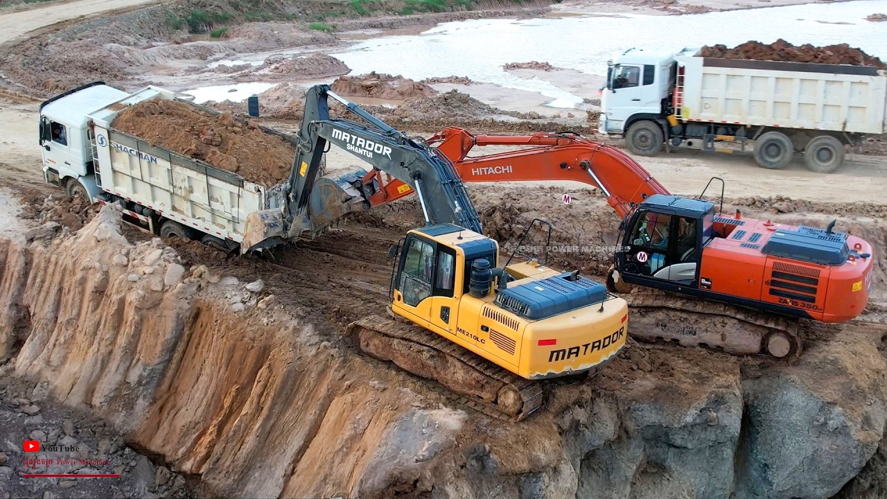 Rich Issues!! Heavy Equipment ,Trucks, Dozer Fails And Recovery With Skills Operator Out  Stucking