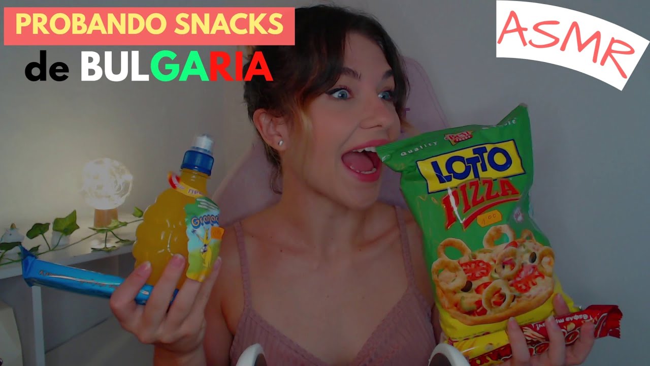 ASMR Probando SNACKS 🍬 de BULGARIA | Lonixy ASMR