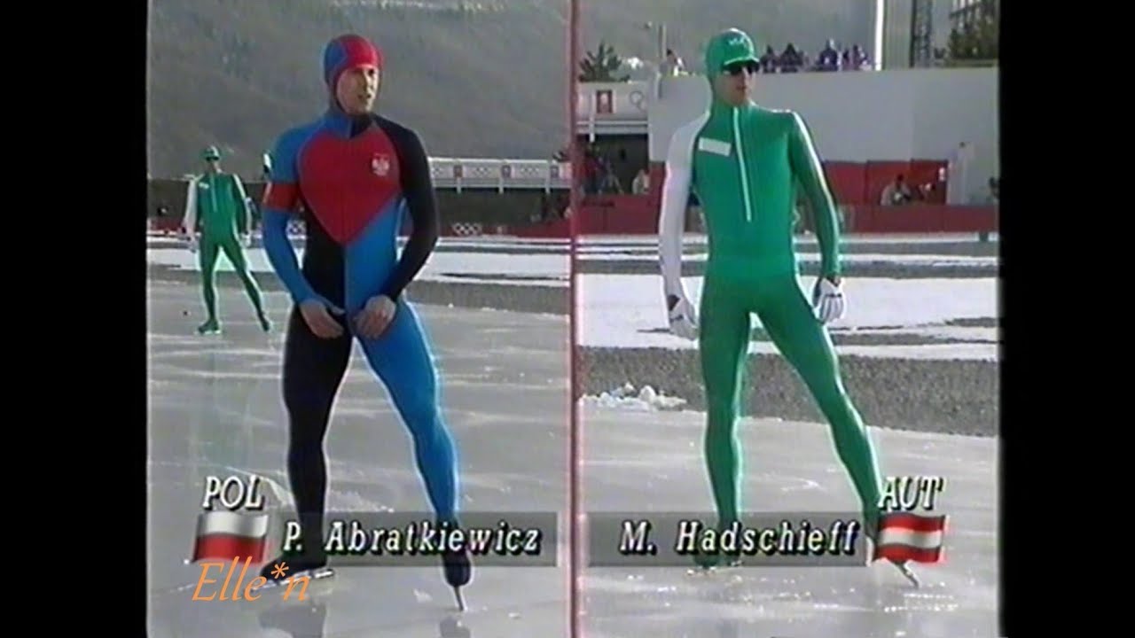 Winter Olympic Games Albertville 1992 - 1000 m Hadschieff - Abratkiewicz
