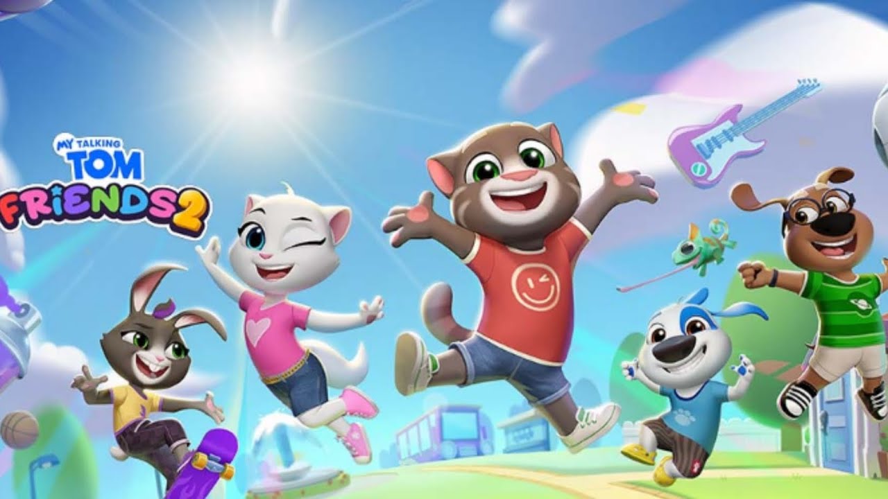 Jogando my  talkig tom friends2 😙