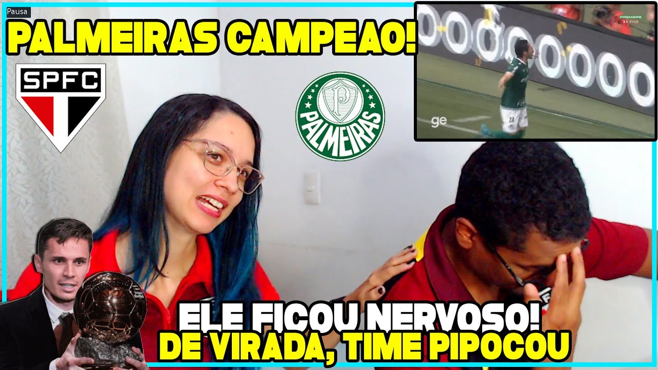 React - PALMEIRAS 4 x 0 SÃO PAULO - PALMEIRAS CAMPEAO E SAO PAULO TIME DE VERGONHA - PAULISTAO 2022