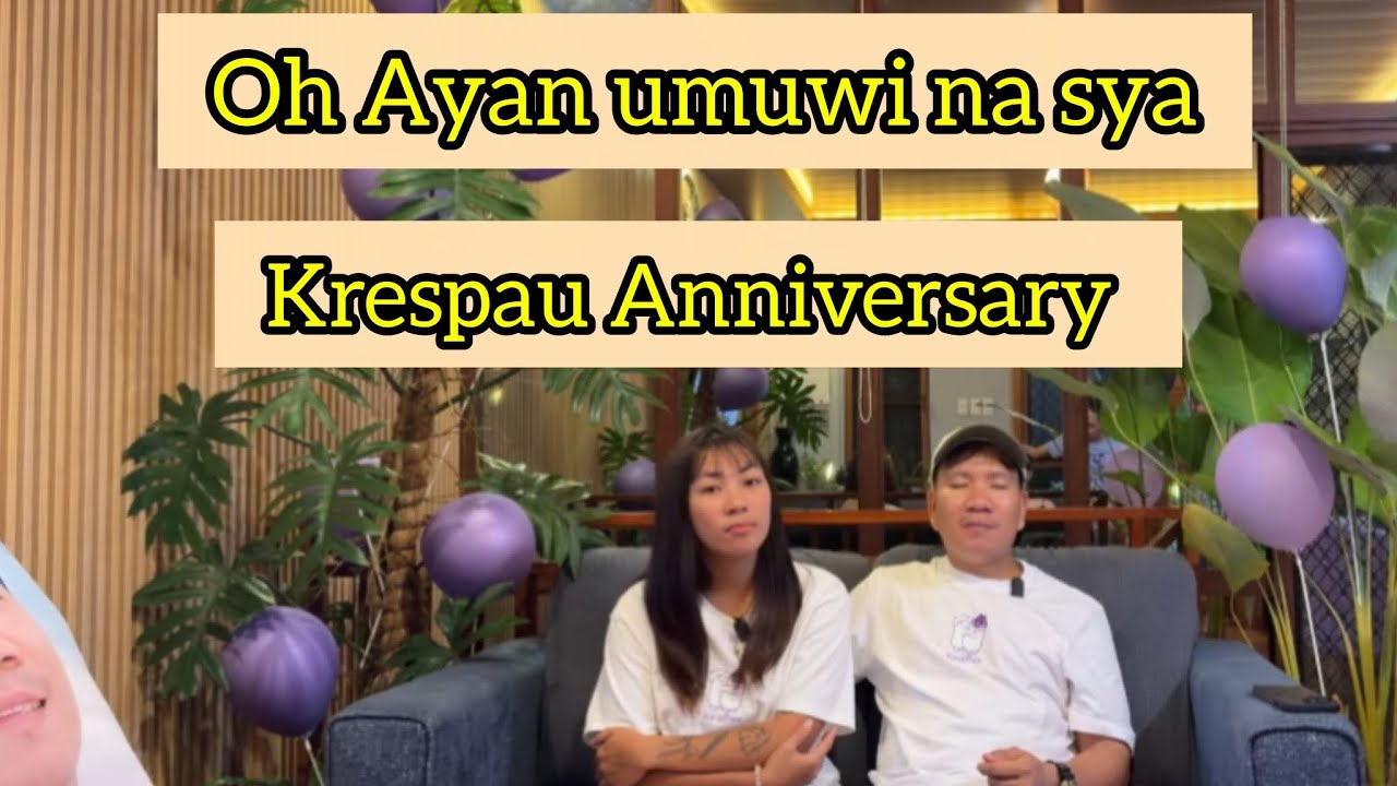 Krespau Anniversary.. Wag magtaka less kilig na kasi Real life na nga sila #krespau#pbteam #ofwlife 
