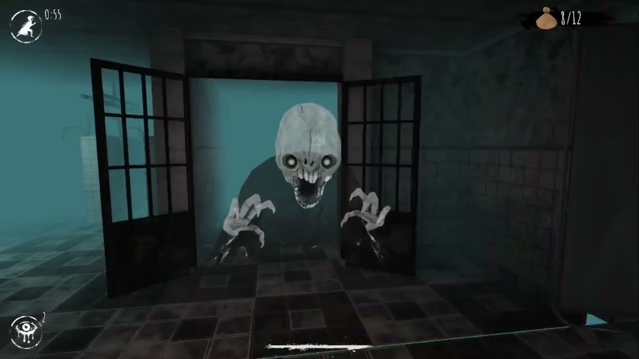 Сумасшедший призрак Чарли и пьяная больница! Возвращение в игру Eyes the horror game #4k #ужасы 