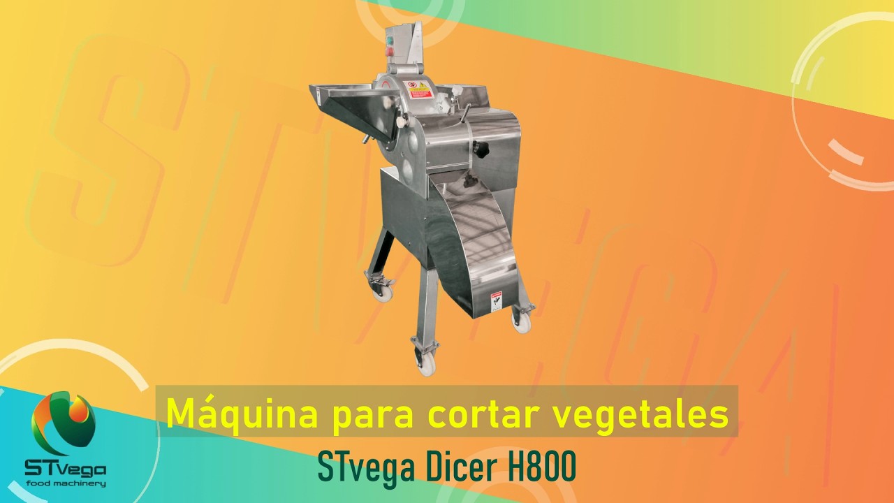 Cortadora de alta capacidad para dados y bastones de frutas y vegetales STvega Dicer H800