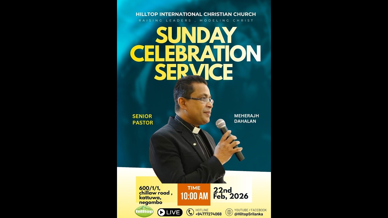 Sunday Celebration Service | Senior  Pastor  Meheraj Dahalan