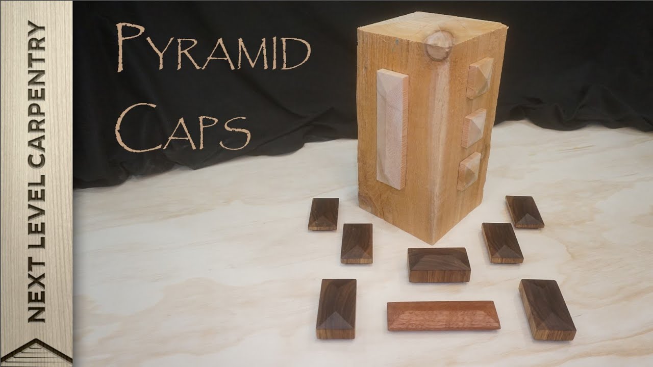 Making Wooden Pyramid Caps