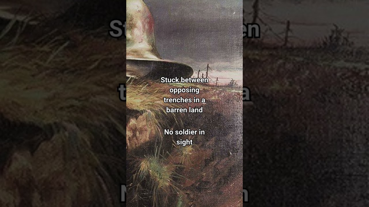 The Steel Helmet in No Man&rsquo;s Land (1923) by Franz Radziwill #history #art #arthistory #painting