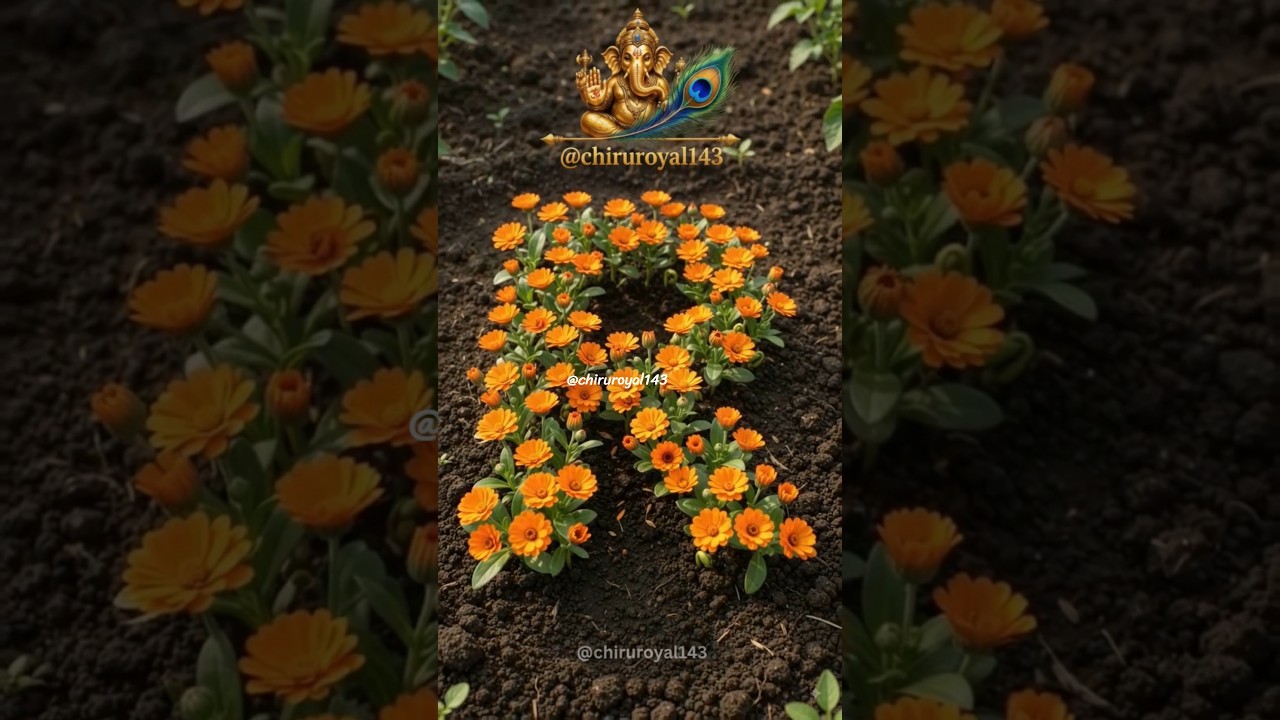 R Shape grow flowers | YouTube tending short video #ytgrowingflowerviralshortvideo #gardanflowers