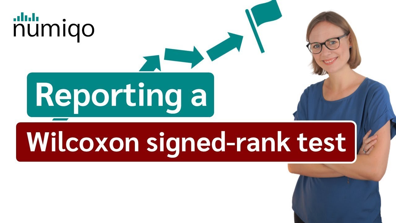 How to report a Wilcoxon signed rank test?
