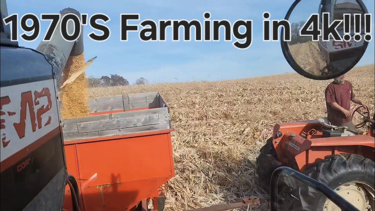 Corn harvest and storage like it's the 70s.