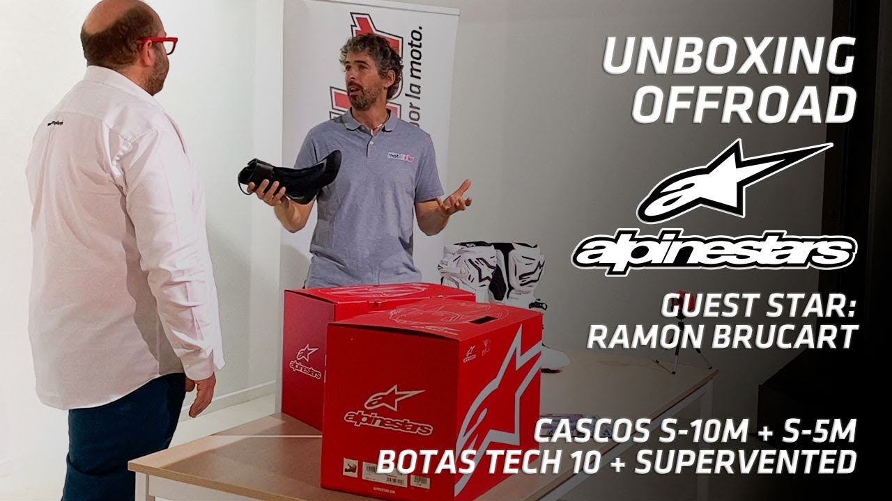 Embarrados con Alpinestars&hellip; Unboxing de productos offroad, con Ramon Brucart