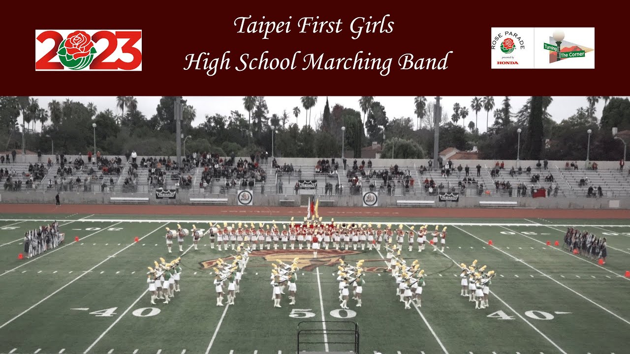 Taipei First Girls HS Marching Band - 2023 Pasadena Bandfest