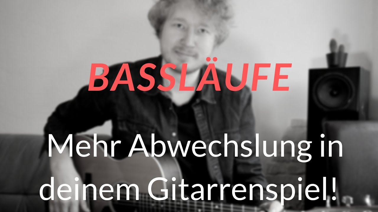 Bassläufe auf der Gitarre!