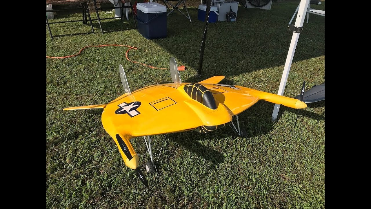 Flight of the Vaught V 173 Flying Pancake RC