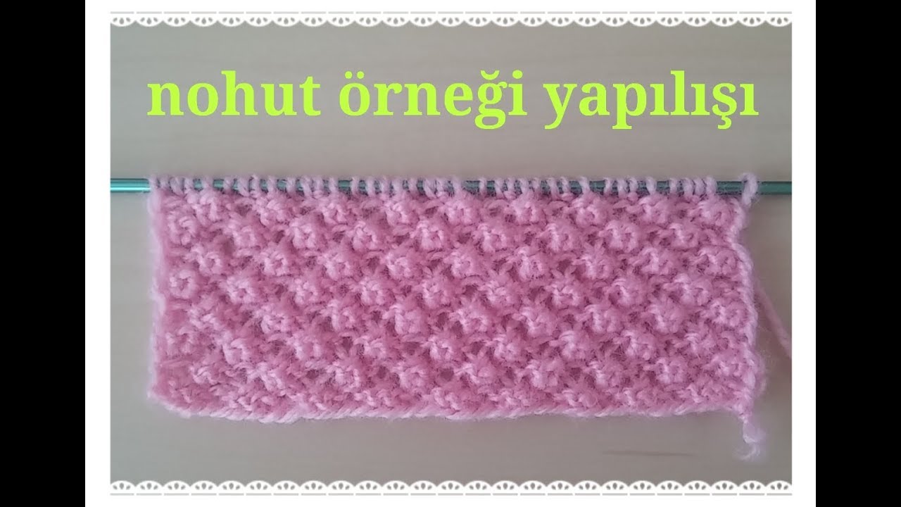 nohut örneği yapılışı (chickpeas model )