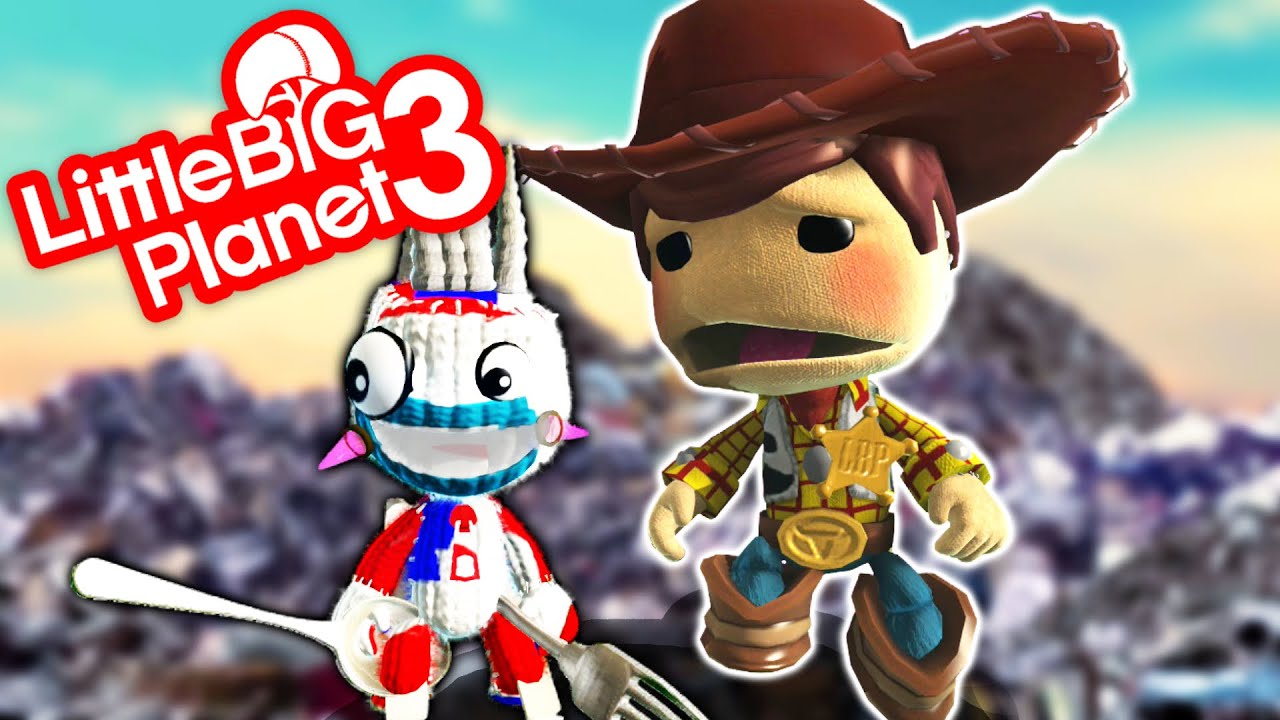 Toy Story 4 Forky & Woody Go The Junkyard - LittleBigPlanet 3 | EpicLBPTime