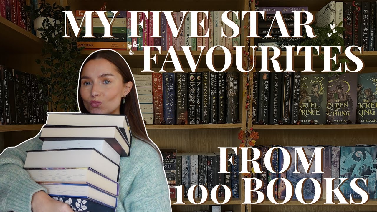 100 прочитанных книг в этом году... но какие из них получили оценку 5 звёзд? 📚✨