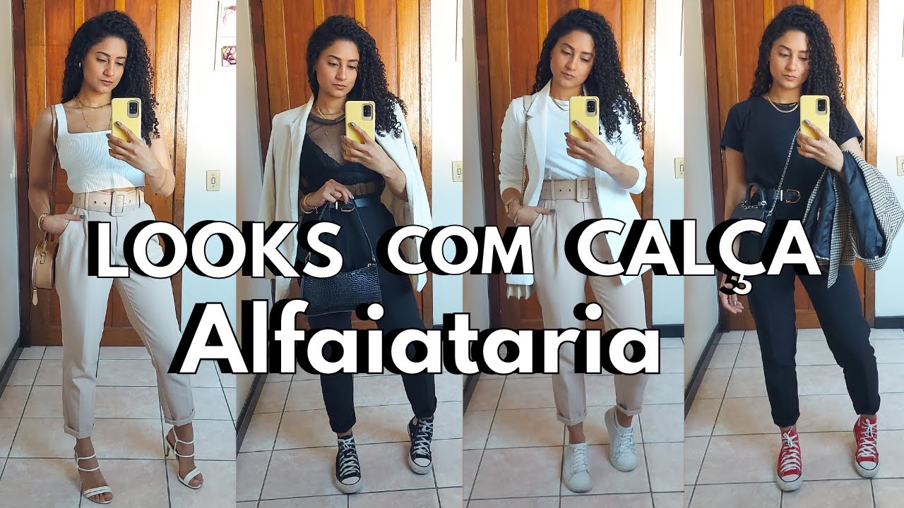 LOOKS COM CALÇA ALFAIATARIA| 6 Looks com calça alfaiataria