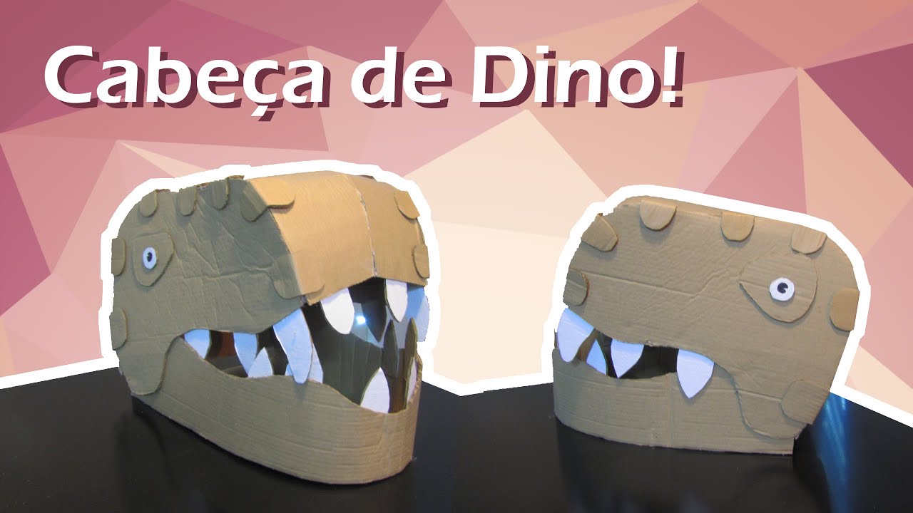 Cabeça Big do Dino! - Aniversário do Santhi - Tema Dinossauros - DIY