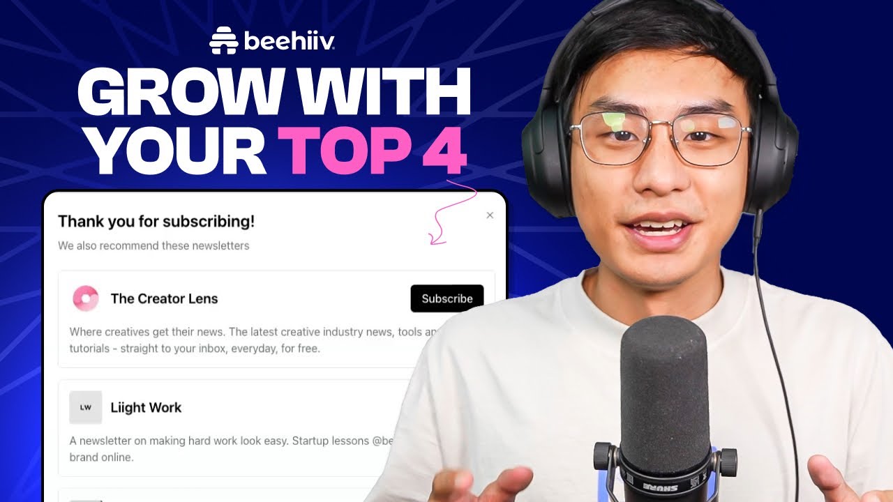 How to Grow Your Newsletter with Recommendations (beehiiv Tutorial)
