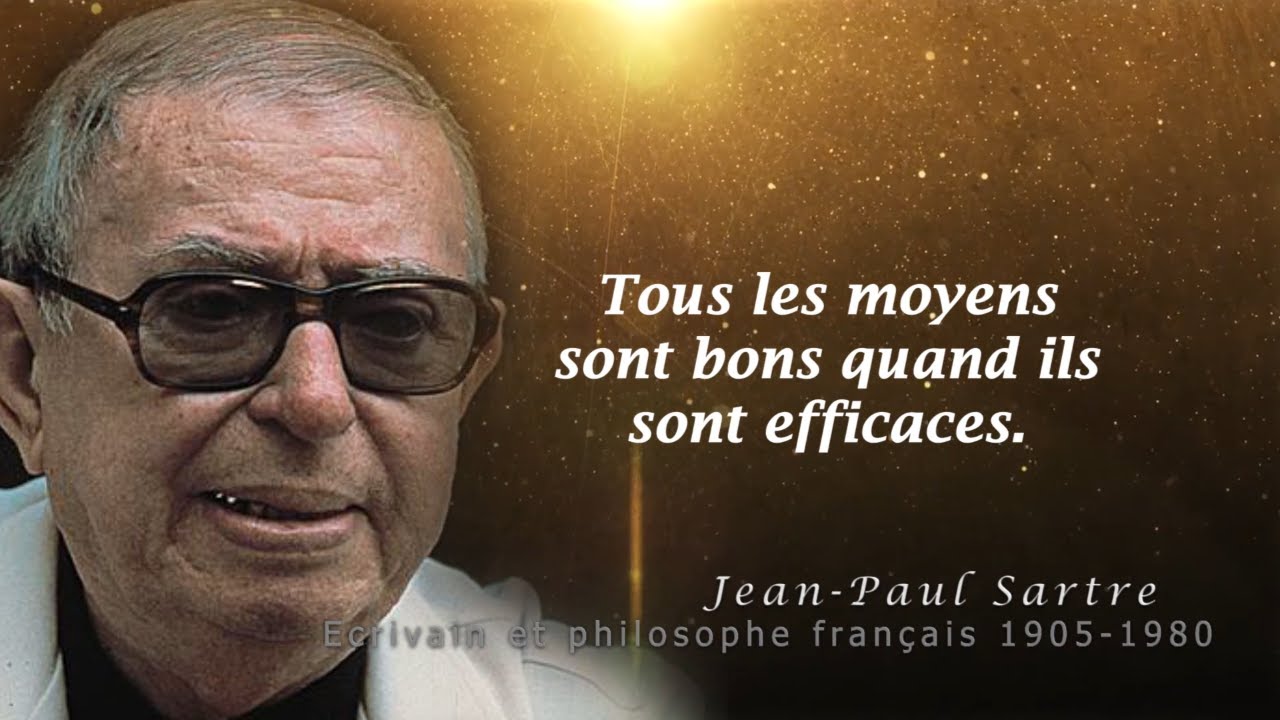 ⭐️LES MEILLEURES CITATIONS DE JEAN PAUL SARTRE