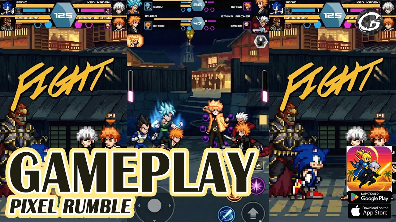 Pixel Rumble Gameplay - Mobile Game (Android)