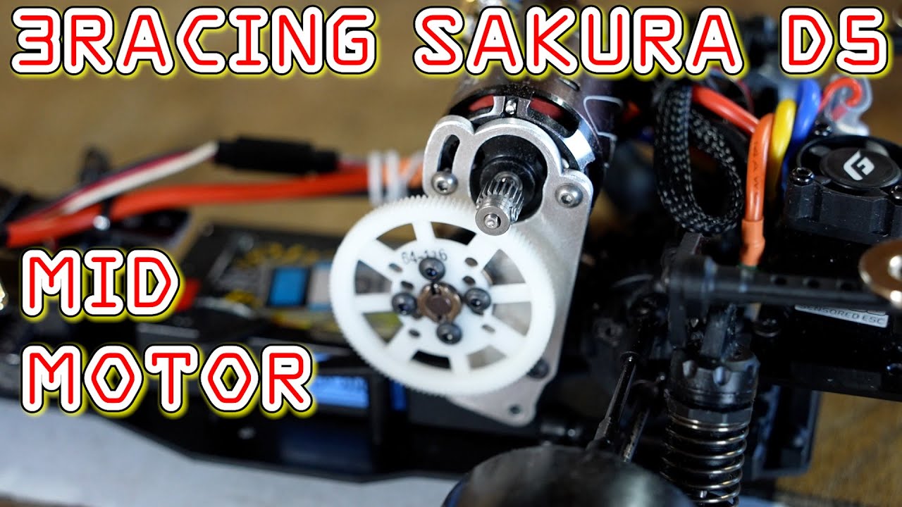 【1万円以下】SAKURA D5Sをミッドモーターにする方法 by MAD ISAKA