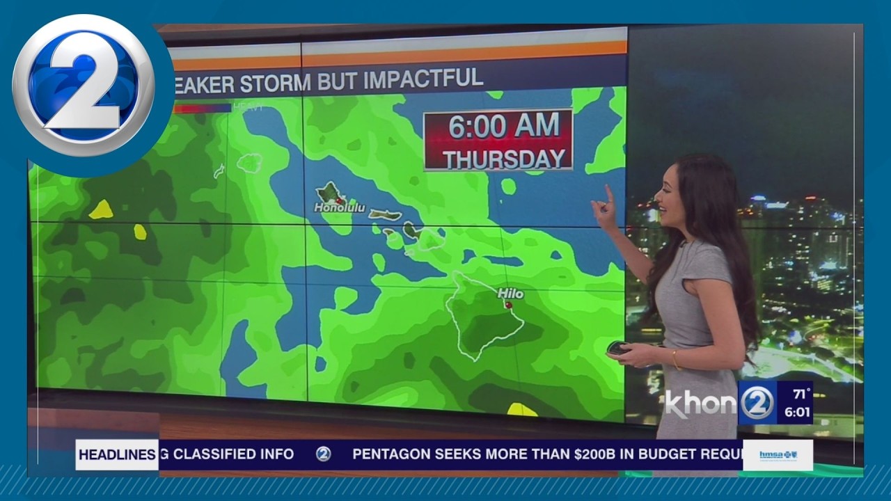 Next Kona Low Brings Widespread Stormy Weather Through the Weekend