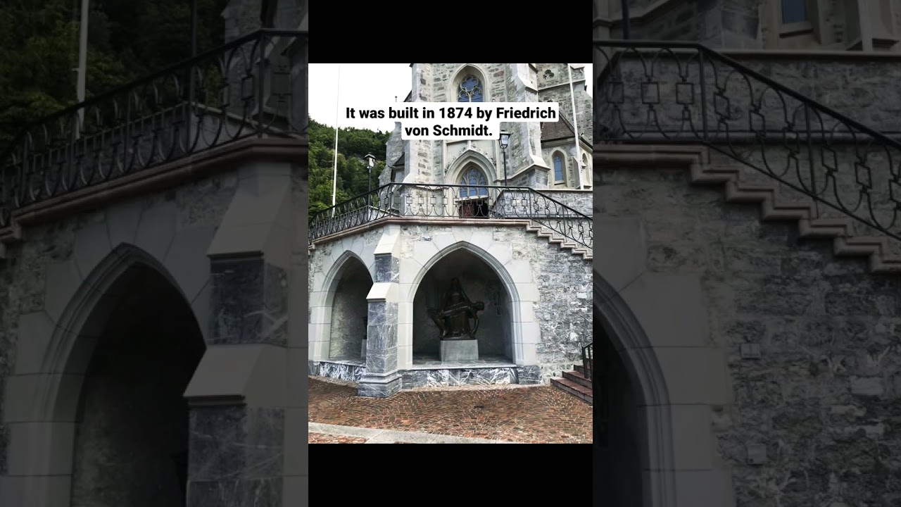 Vaduz Cathedral Liechtenstein 🇱🇮  #cathedral #church #shorts #travel #youtube #europe #monuments
