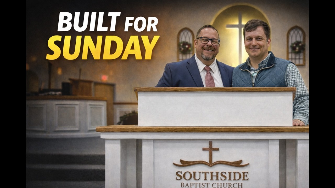 Handcrafting a Legacy: The Pulpit and Remembrance Table Build