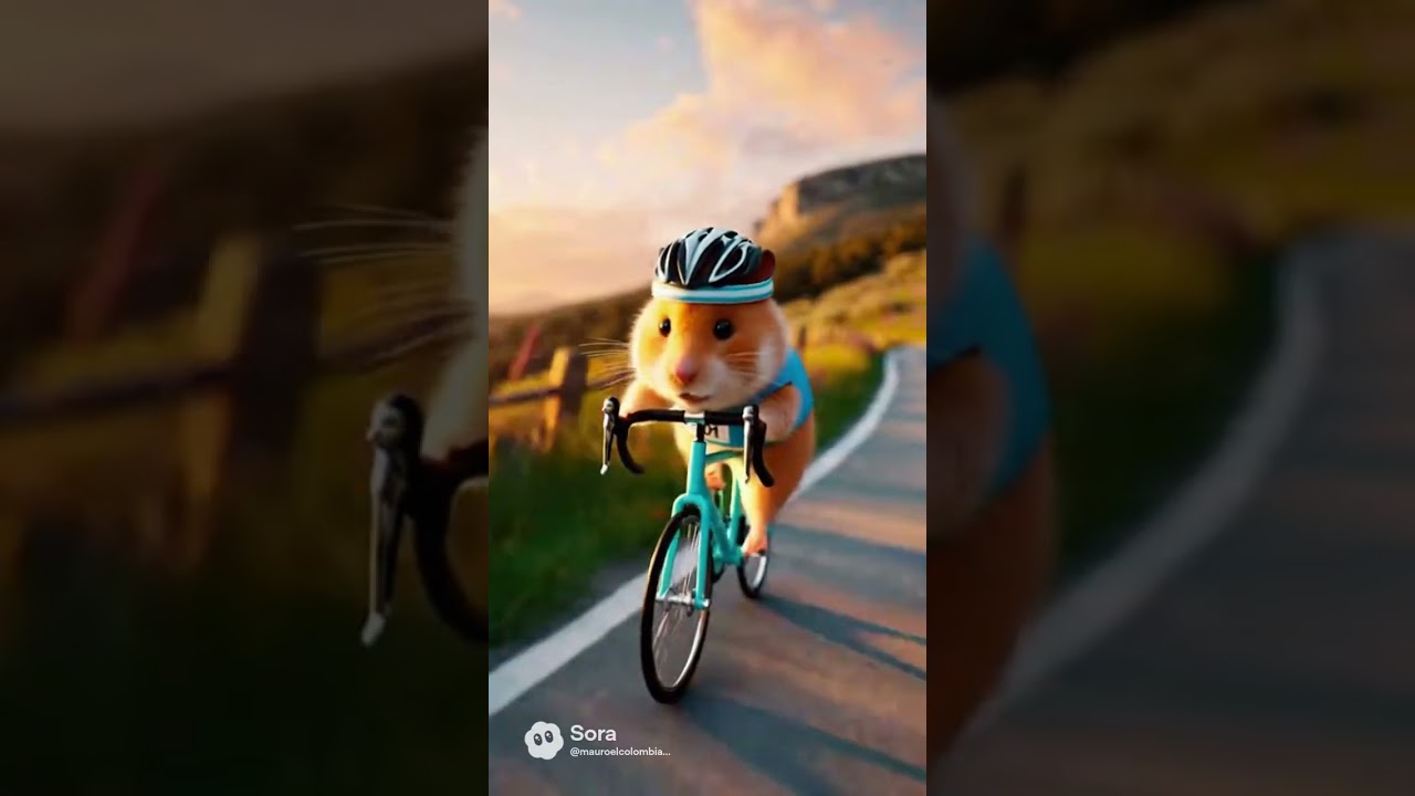 Хомяк бежит марафон