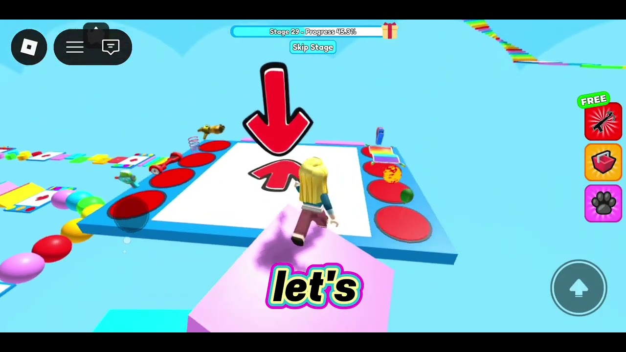 This Rainbow Spiral Obby Is INSANE! 🌈 Jojo Tries Roblox Parkour