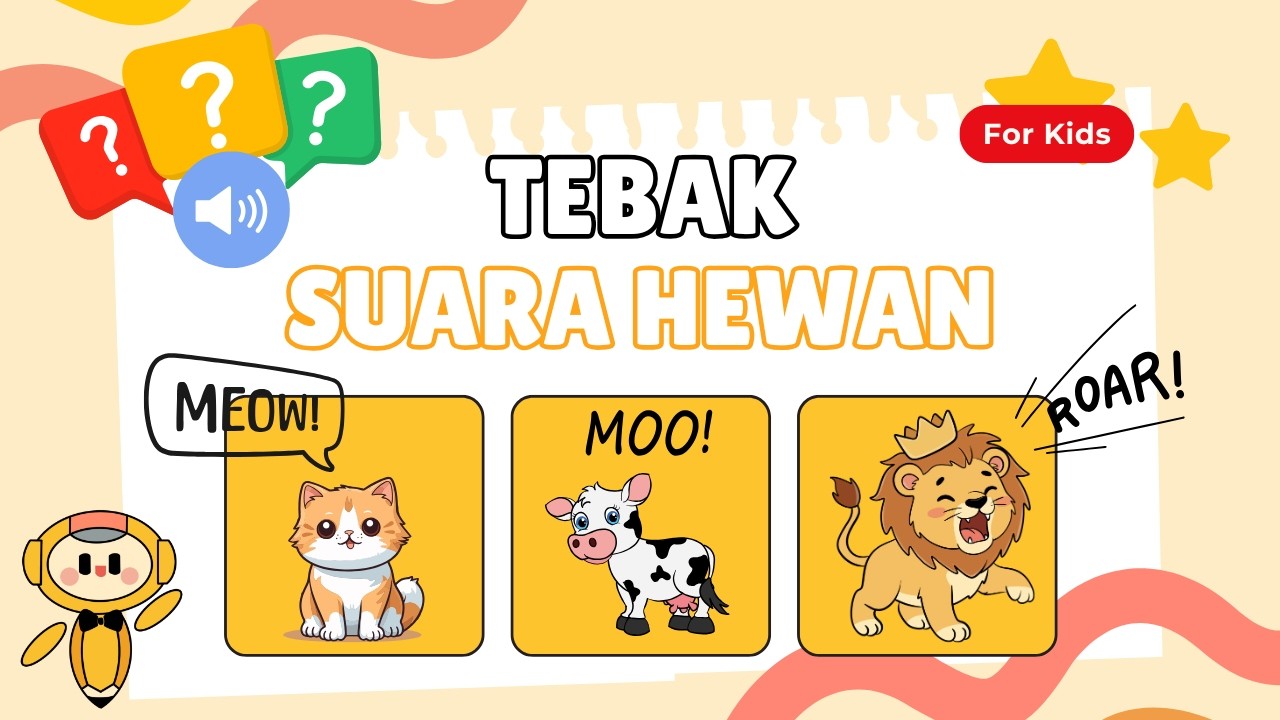 KUIS TEBAK SUARA HEWAN | Seru & Edukatif untuk Anak!