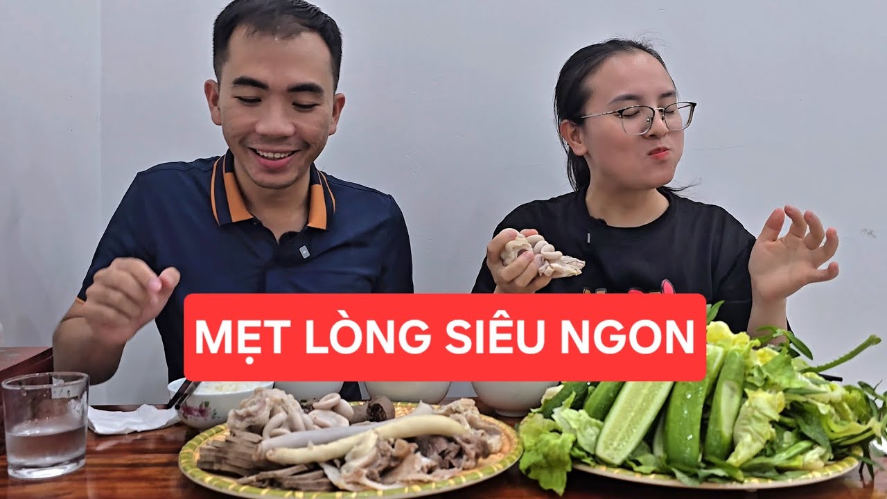 Mugbang Mẹt Lòng Se Điếu Cực Ngon | Vợ Chồng Mê Ăn