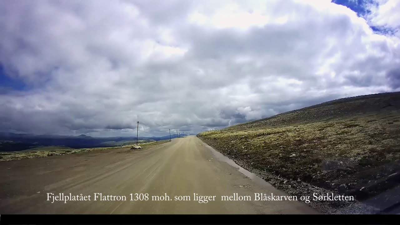Bobil turen ned fra Tronfjellet ved Alvdal