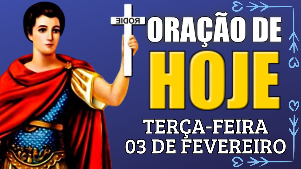 ORAÇÃO DE HOJE (03/02) A SANTO EXPEDITO | ORAÇÃO MILAGROSA A SANTO EXPEDITO PARA RECEBER UM MILAGRE!