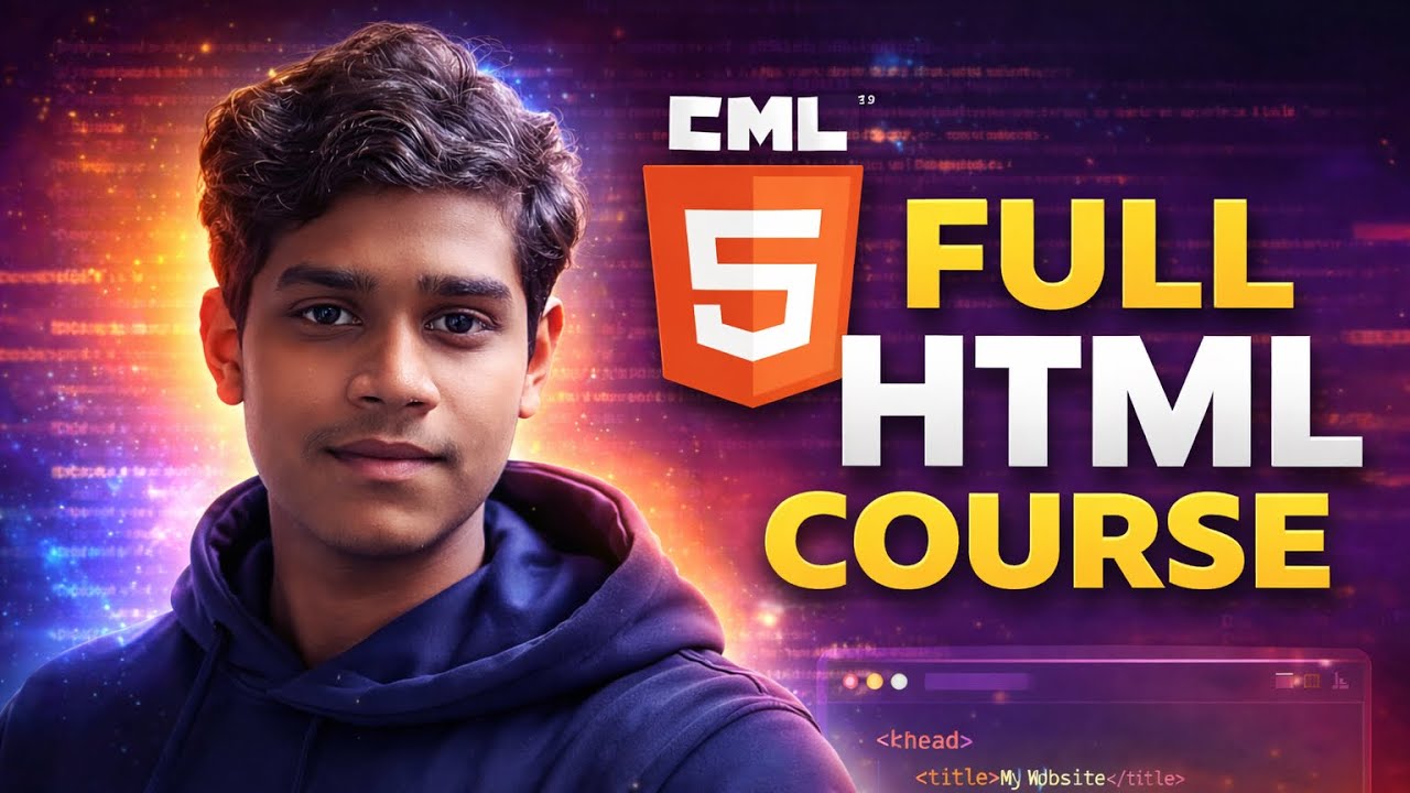 Learn HTML in 30 Minutes 🚀 | Full Beginner Course (2026)