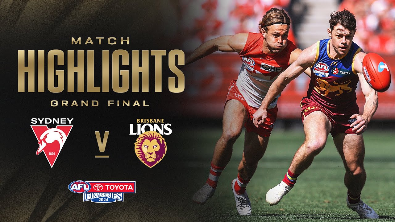 Sydney Swans v Brisbane Lions Highlights | 2024 Toyota AFL Grand Final