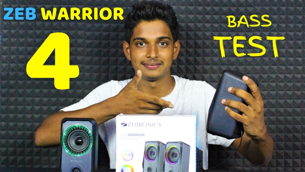 Zebronics Zeb Warrior 4 Speaker Bass Test | Zebronics Zeb Warrior 4 Speaker Sound / Bass Test review