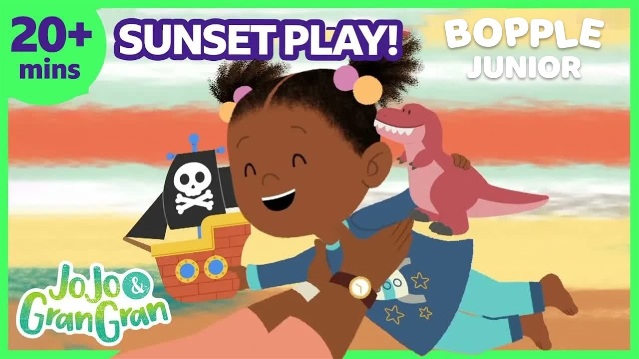 Sunset Marathon with JoJo and Gran Gran | Explore fun + games | JoJo and Gran Gran | BBC Kids