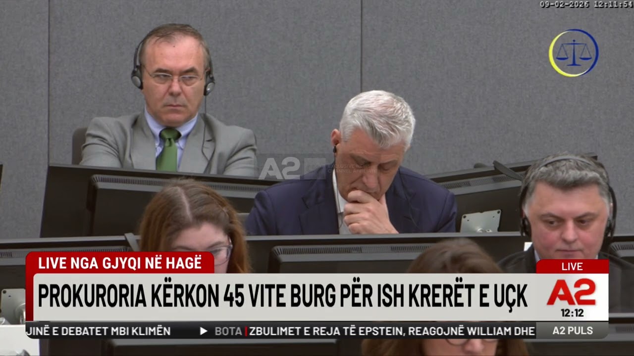 Live nga Haga/ Prokurori: Urdhri i 2 dhjetorit i Krasniqit, u zbatua në mënyrë agresive