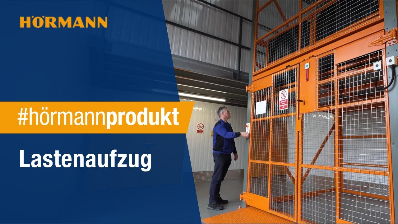 Lastenaufzug | H&ouml;rmann